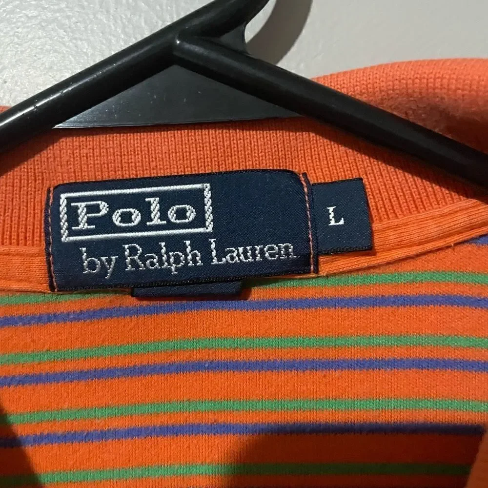VINTAGE Polo Ralph Lauren short sleeve collar shirt